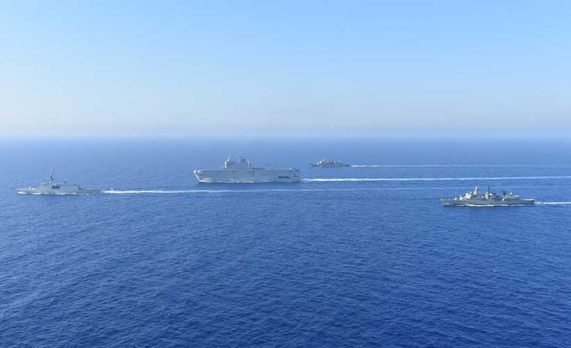 Akdeniz de 4 Ülkeden Ortak Tatbikat