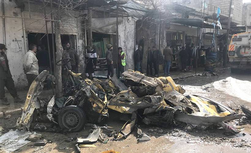 Çobanbey'de  bombalı terör saldırısı