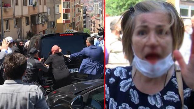 Ekrem İmamoğlu'nu protesto eden grup makam aracına saldırdı