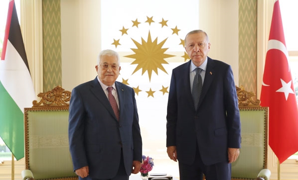 Erdoğan Abbas la Görüştü