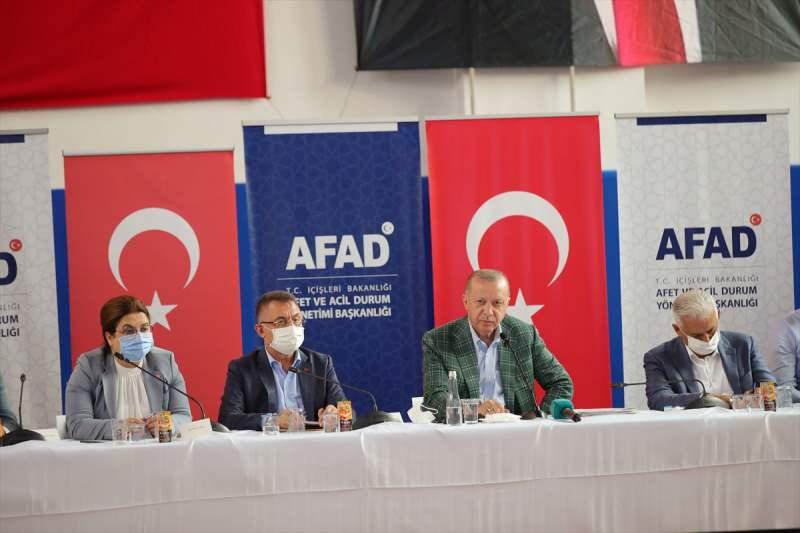 Erdoğan afetzedelere yapılacak yardımları açıkladı