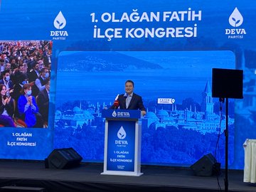 DEVA Partisi 1. Olağan Kongresini  Babaca nın katılımıyla Gerçekleştirdi.