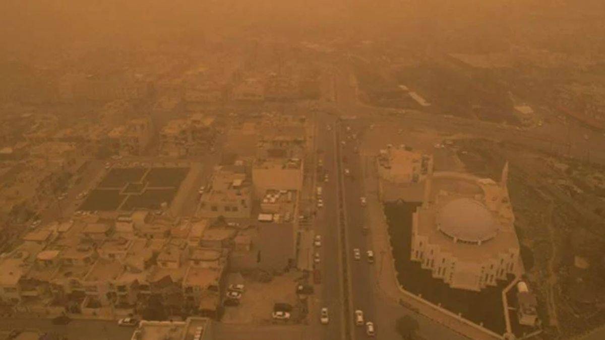 Irakta Kum Fırtınası.