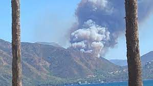 Marmaris’te orman yangını!