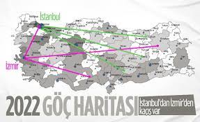 Türkiye'nin göç haritası