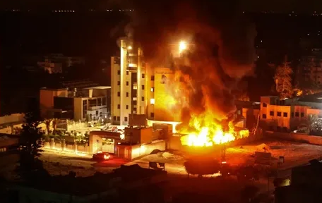 İsrail ordusu Vefa hastanesini bombaladı