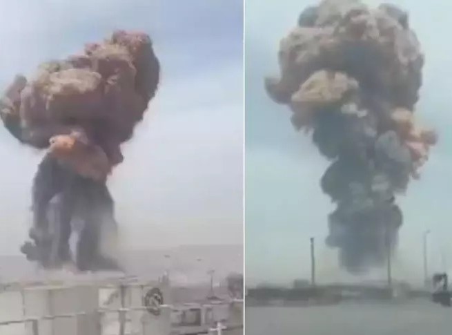 İran'da limanda şiddetli patlama