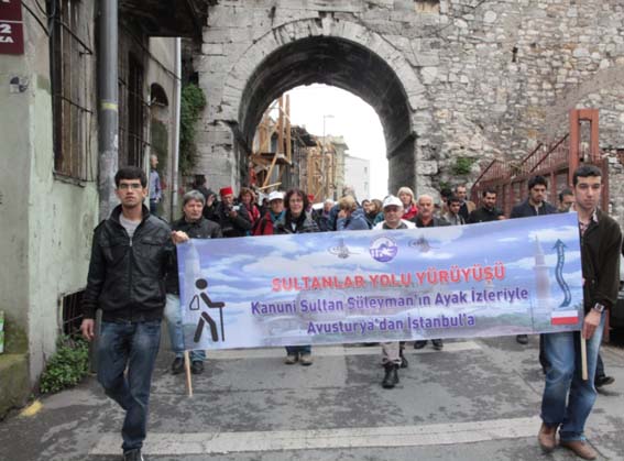 Sultanlar Yolu Yürüyüşü Süleymaniye’de Son