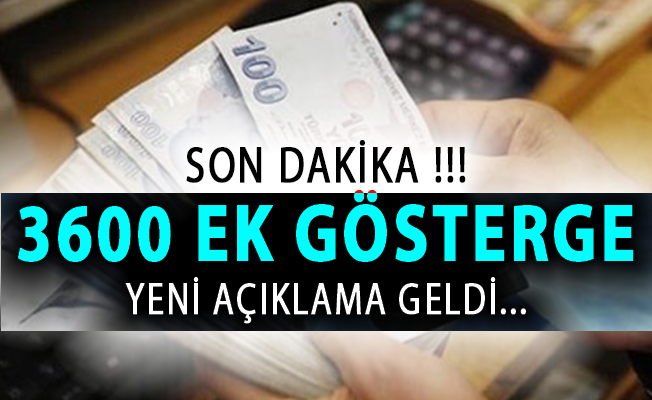 3600 ek gösterge çalışması