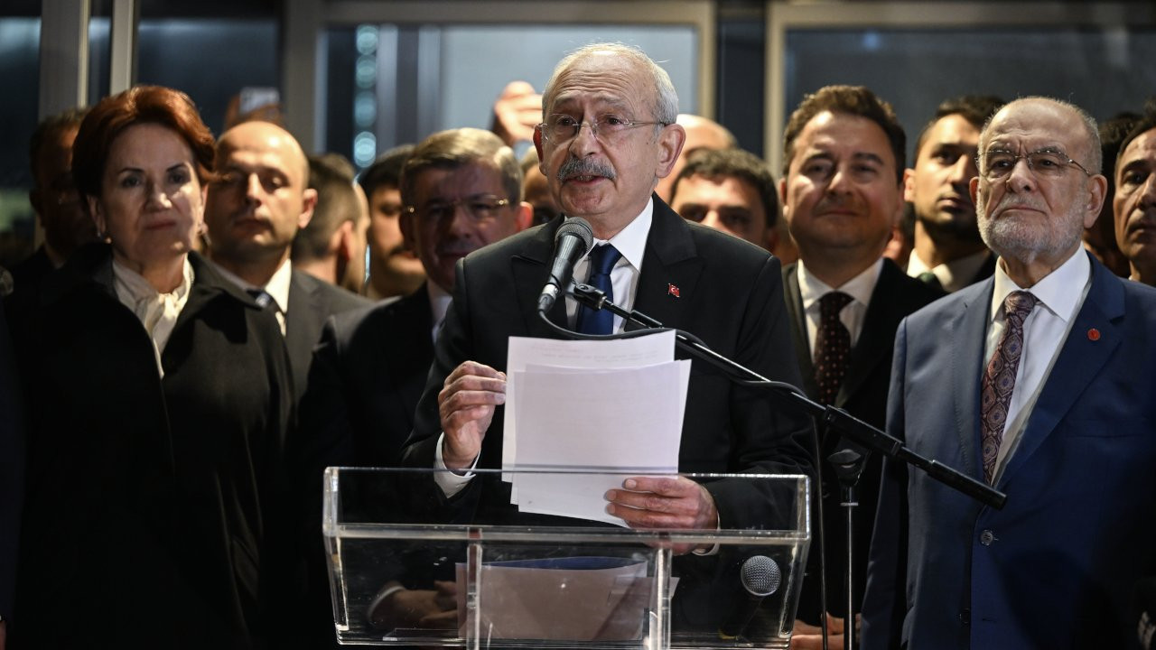 6lı masanın cumhurbaşkanı adayı Kemal Kılıçdaroğlu
