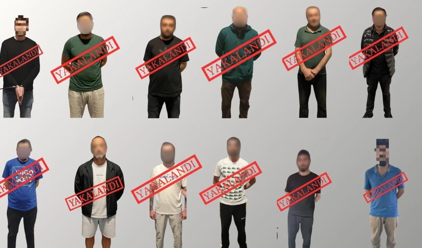 Kırmızı Bültenle Aranana 13 kişi Türkiye
