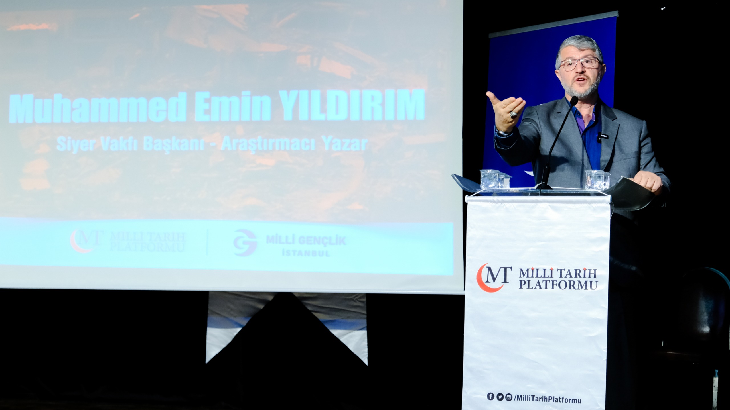 Milli Tarih Platformun bu ayki  konuğu Siyer Vakfı başkanı Muhammed Emin YILDIRIM